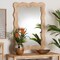 Bali & Pari Hasana Bohemian Natural Scallop Rattan Accent Wall Mirror 245-13718-ZORO - alternate 3